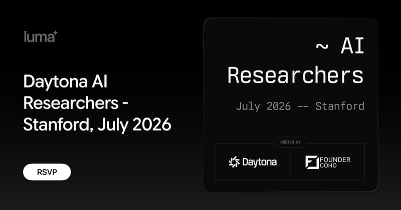Daytona AI Researchers event image