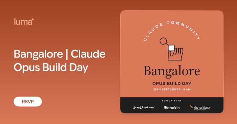 Bangalore | Claude Opus Build Day