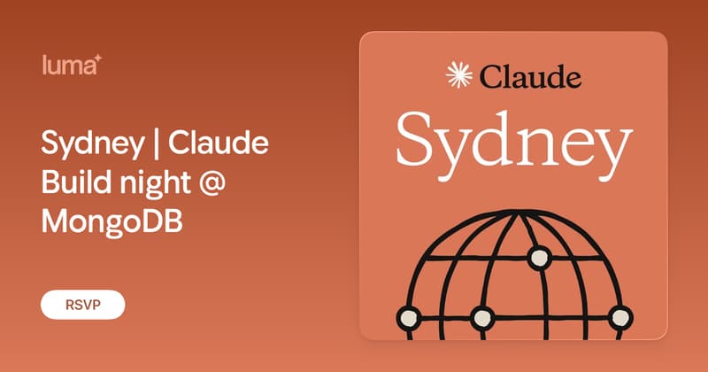 Sydney | Claude Fable 5.1 Build Day/Night @ MongoDB