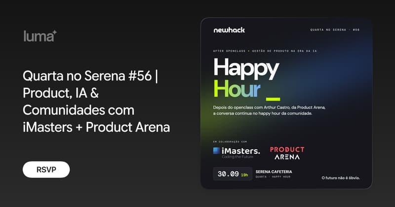 Quarta no Serena #56 | Product, IA & Comunidades com iMasters + Product ...