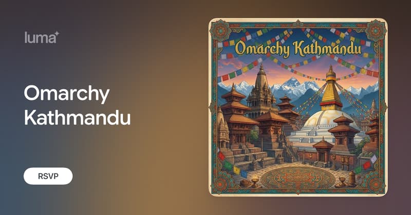 Omarchy Kathmandu event banner