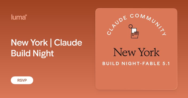 New York | Claude Build Night