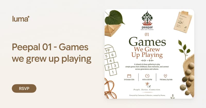 Peepal 01: Games We Grew Up Playing