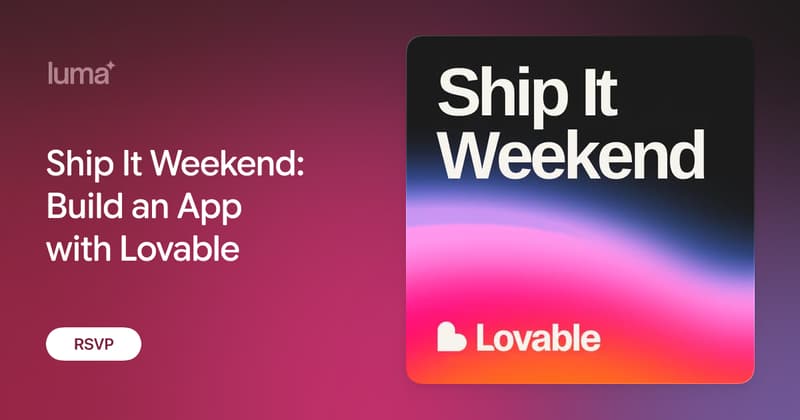 Ship It Weekend cover