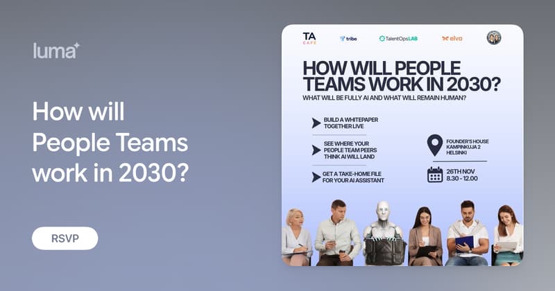 How will People Teams work in 2030?