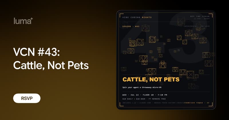 VCN #43: Cattle, Not Pets