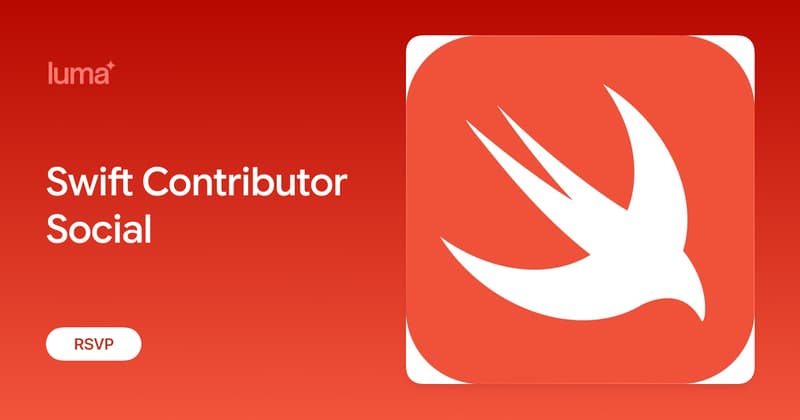 Swift Contributor Social · Luma