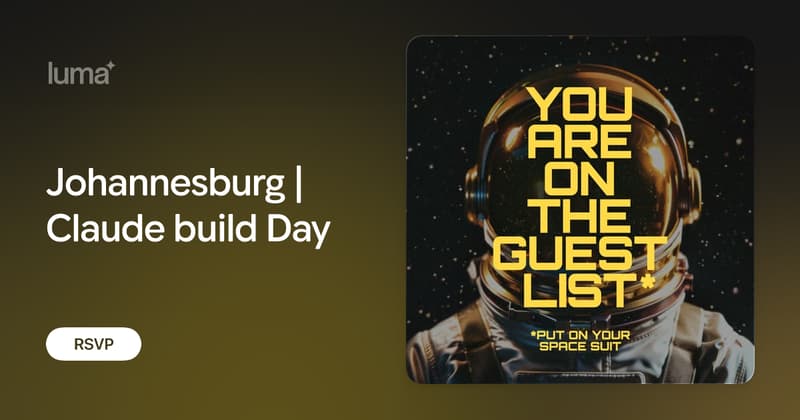 Johannesburg | Claude build Day