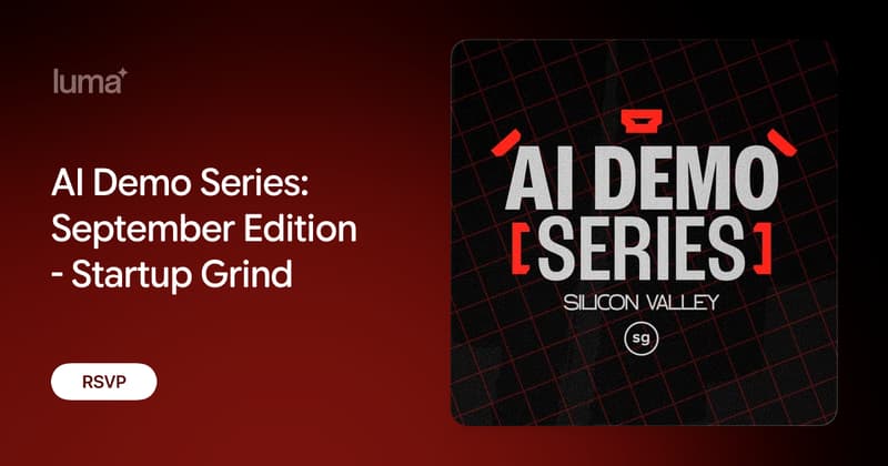 AI Demo Series - Startup Grind event image
