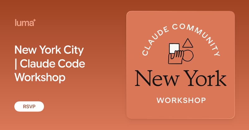New York City | Claude Code Workshop