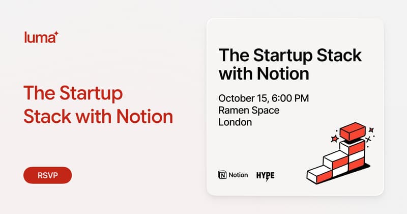 The Startup Stack with Notion