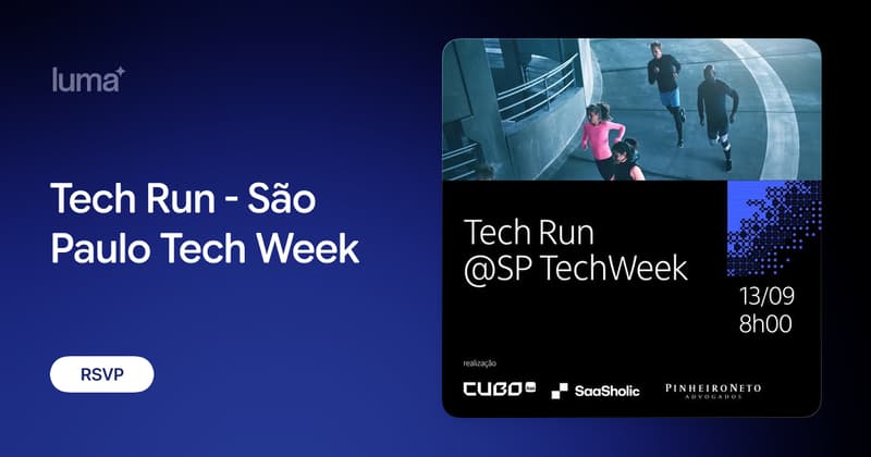 Capa: Tech Run - São Paulo Tech Week · Luma