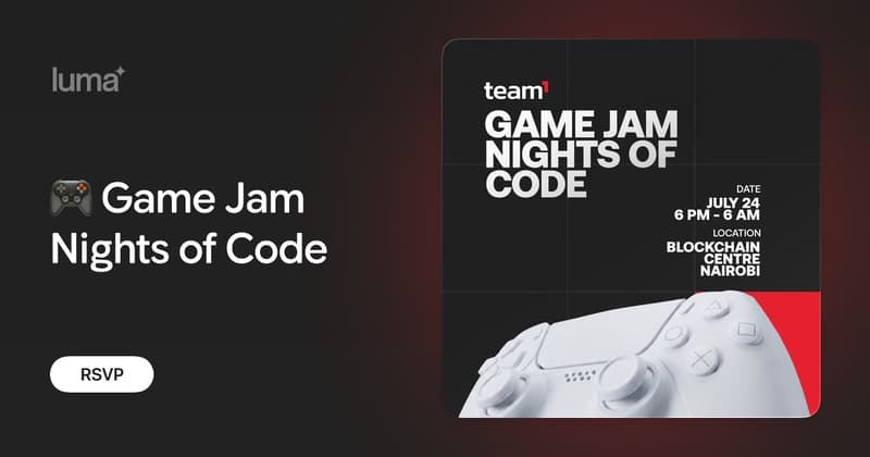 🎮 Game Jam Nights of Code · Luma