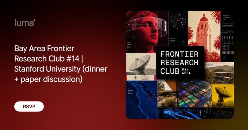 Bay Area Frontier Research Club event image