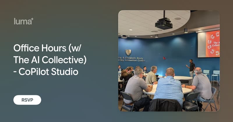 Office Hours (w/ The AI Collective) - CoPilot Studio