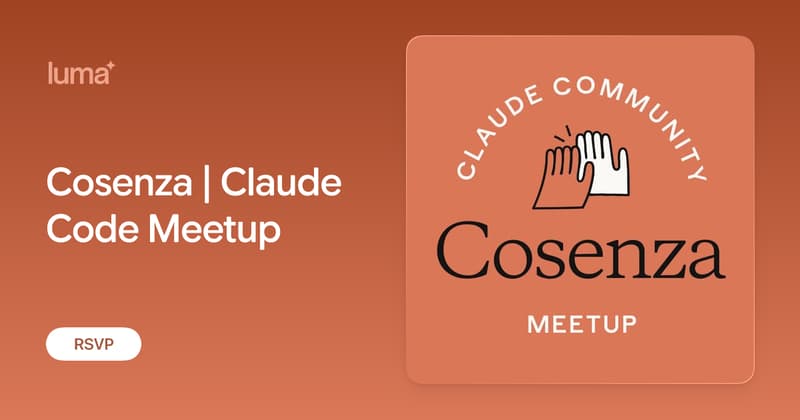 Cosenza | Claude Code Meetup