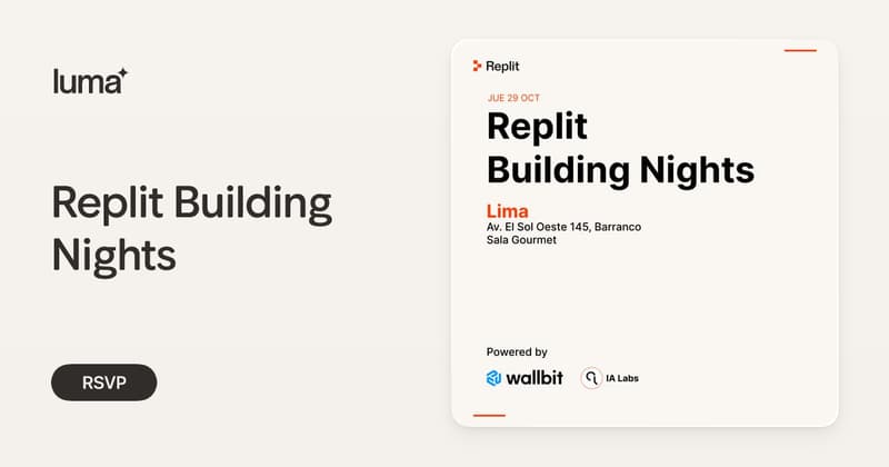 Replit Building Nights