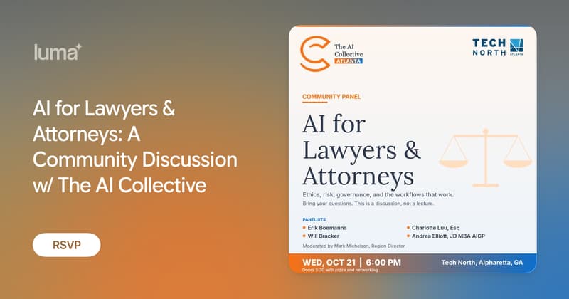 AI for Lawyers & Attorneys: A Community Discussion w/ The AI Collective