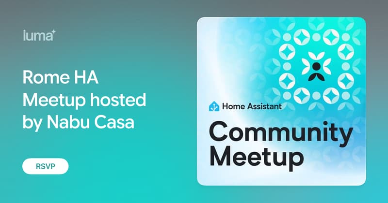 Rome HA Meetup hosted by Nabu Casa · Luma