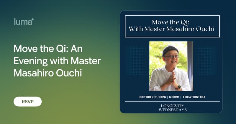 Move the Qi: An Evening with Master Masahiro Ouchi