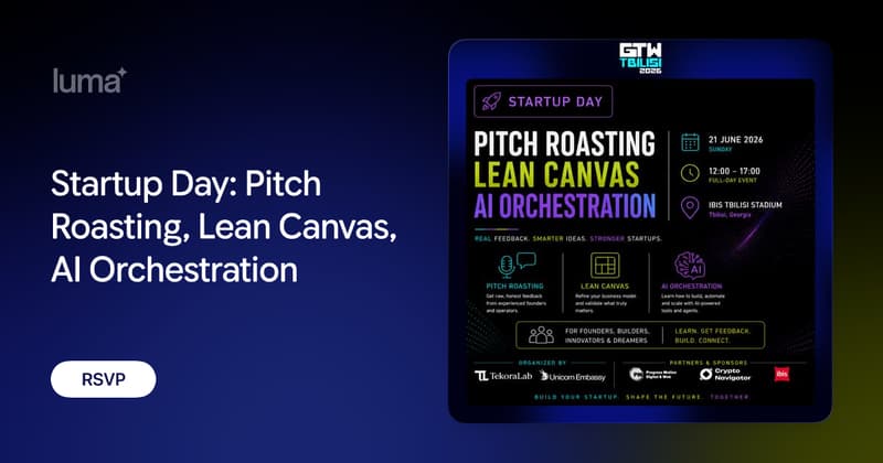 Startup Day: Pitch Roasting, Lean Canvas, AI Orchestration