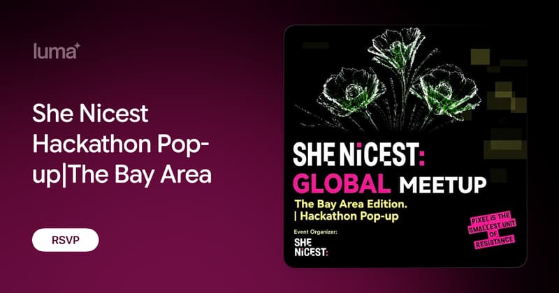 She Nicest Hackathon Pop-up x Builders Meetup event image