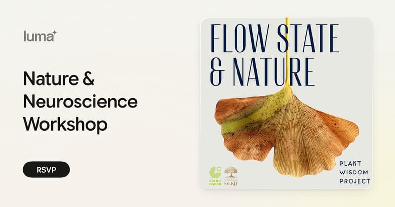 Nature & Neuroscience Workshop – The Plant Wisdom Project