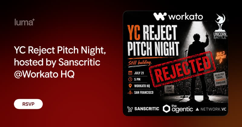 YC Reject Pitch Night event image