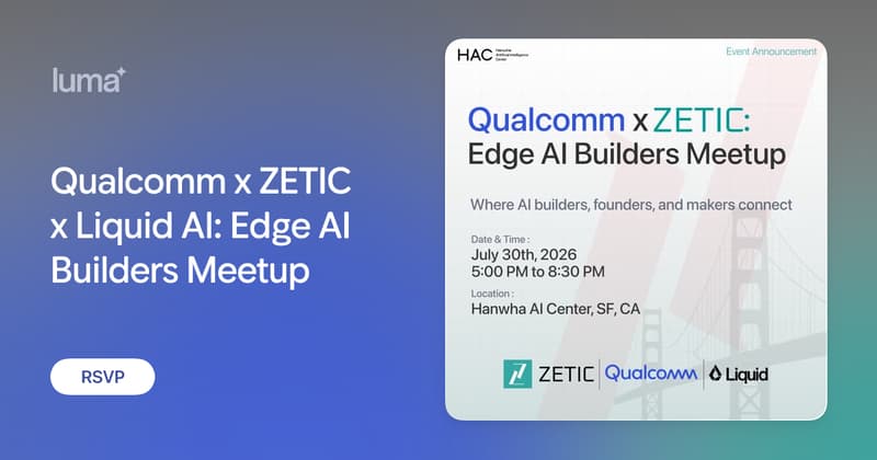 Edge AI Builders Meetup event image