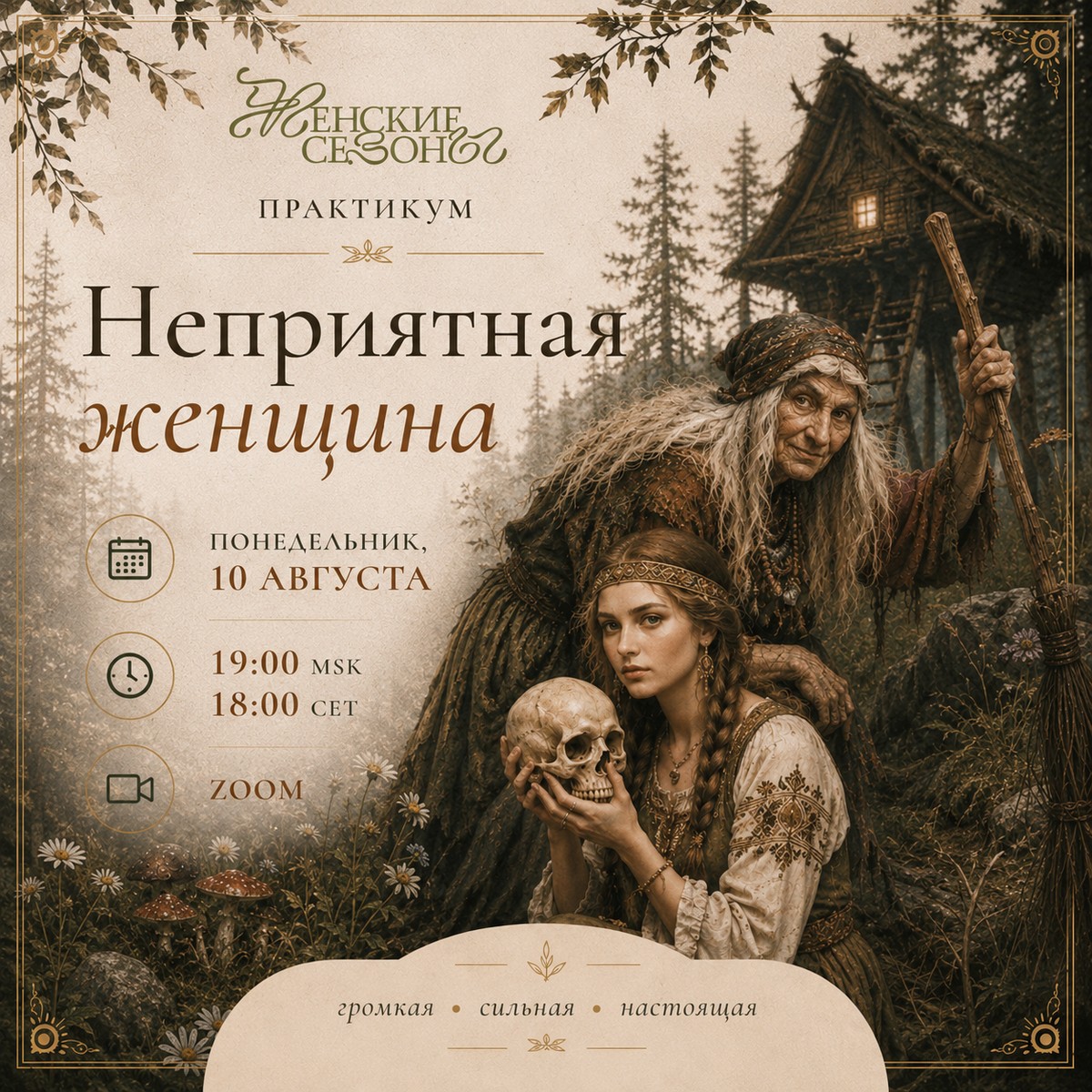 Афиша практикума Неприятная женщина