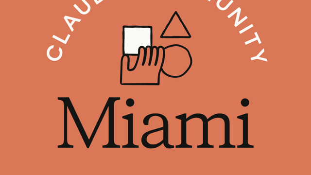 Miami | Claude Workshop: Find your Next Role with AI