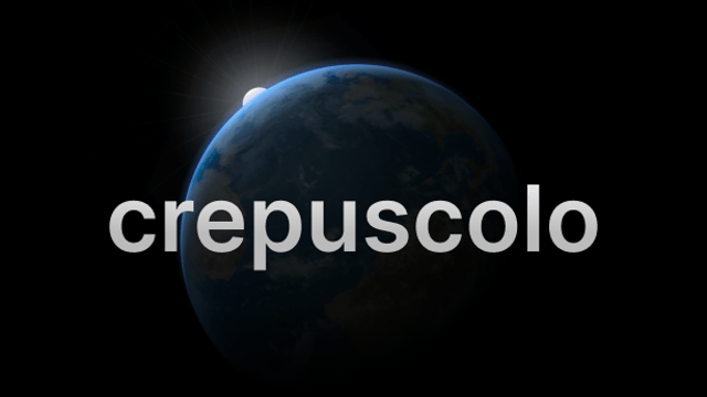 apeira, al crepuscolo