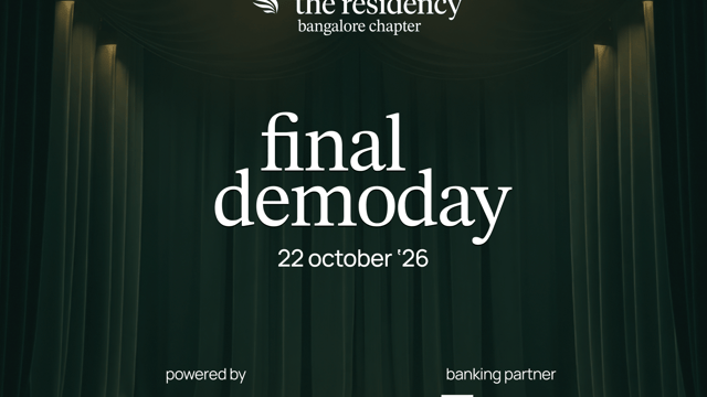 The Residency BLR - Demo day