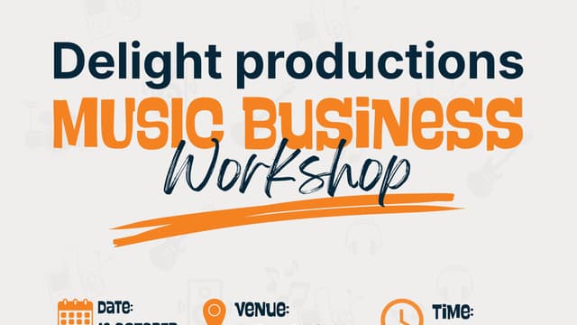 Music Business Workshop