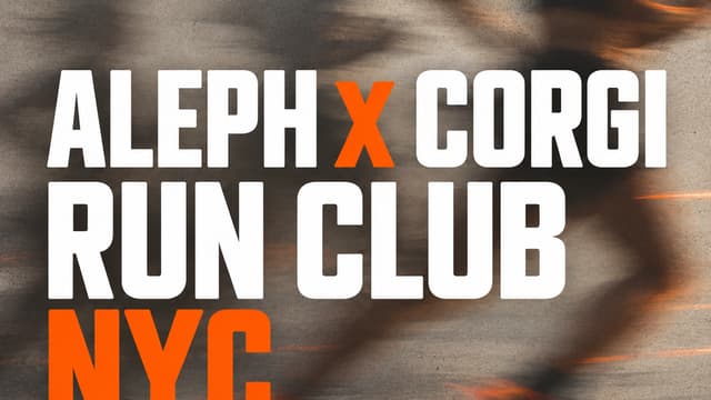 Aleph x Corgi Run Club NYC