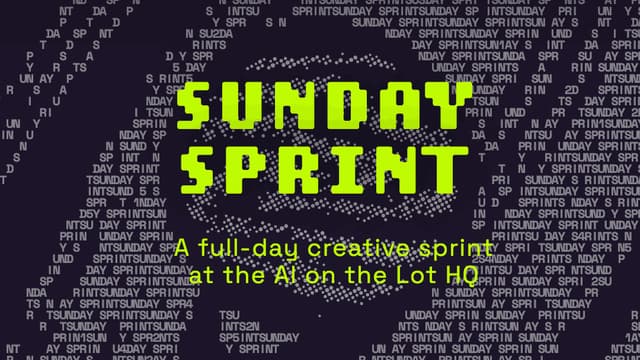 Sunday Sprint (Create the best animated pilot in 8 hrs)