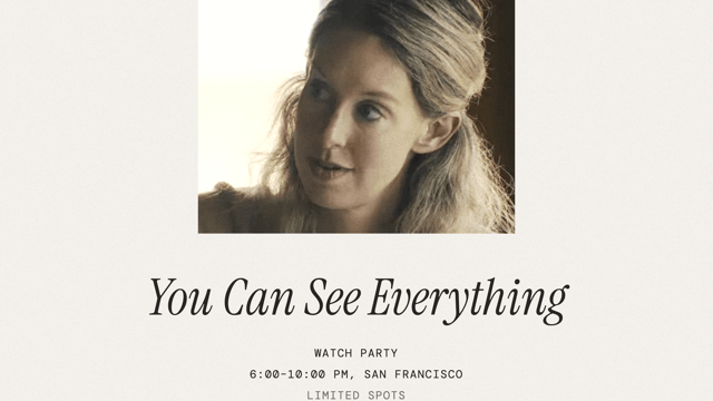 You Can See Everything Watch Party (SF)