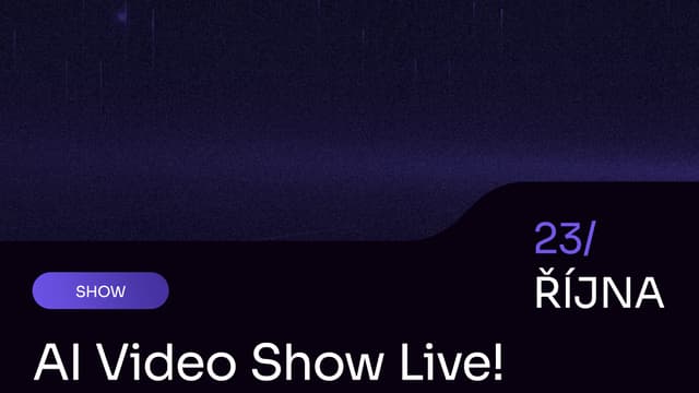 AI Video Show Live! Od nápadu k videu za 60 minut