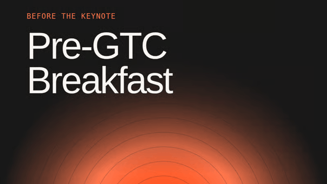 Replit × Black Forest Labs Pre-GTC Breakfast