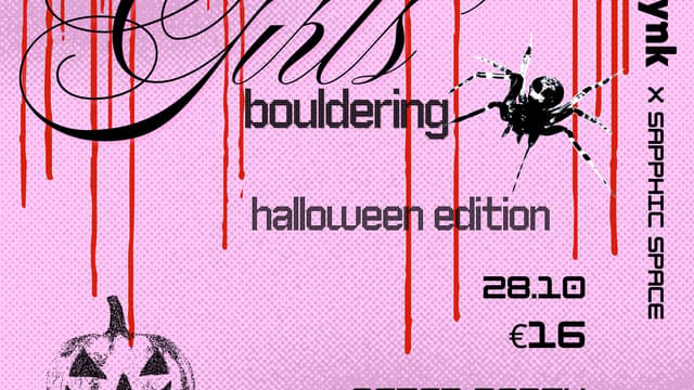 🎃 SAPPHIC HALLOWEEN BOULDERING 👻🧗‍♀️
