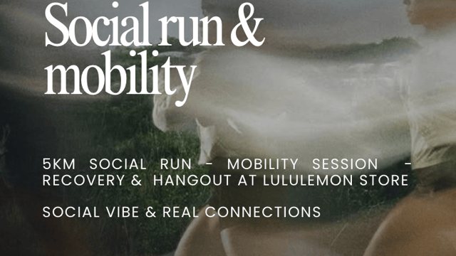 Run & Mobility con LULULEMON