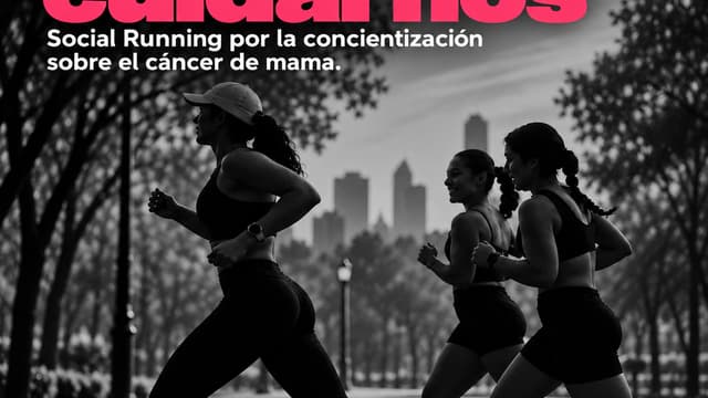 Nos mueve cuidarnos: Social Running por la concientización sobre el cáncer de mama.