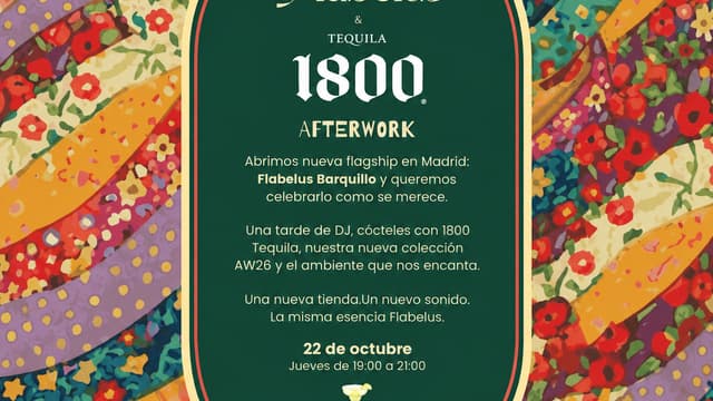 Flabelus Barquillo · Opening Afterwork 🪩