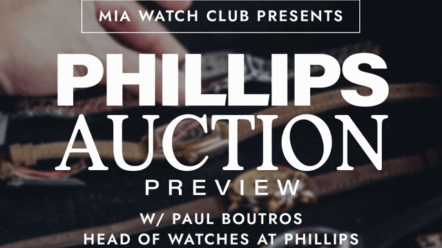 Phillips Auction Preview