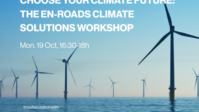 Choose Your Climate Future: The En-ROADS Climate Solutions Workshop
