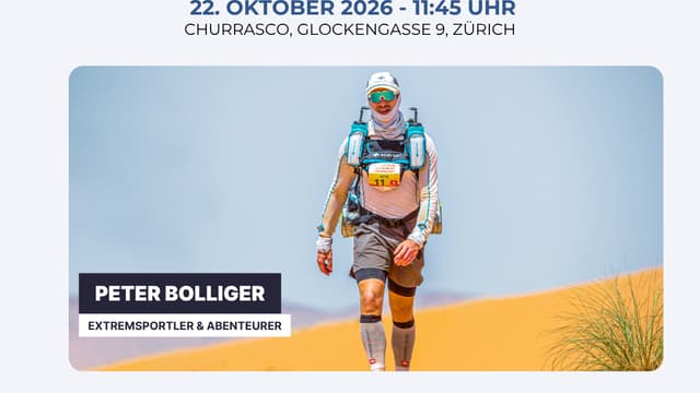 SBN.Lunch mit Peter Bolliger, Content Creator, Unternehmer & Abenteurer