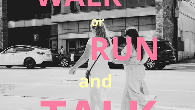 Walk or Run and Talk 🧚