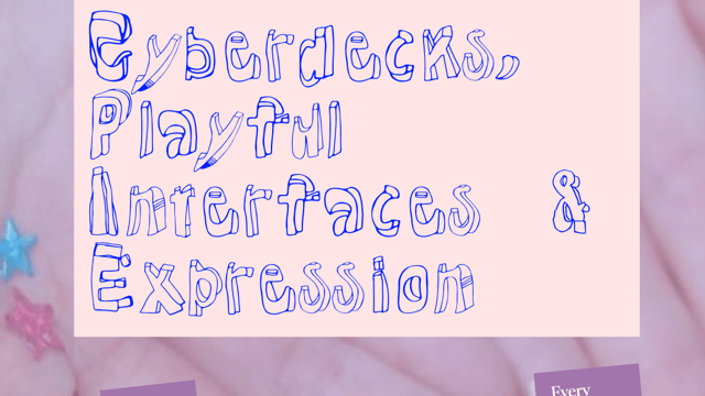 A Conversation with Tru Narla and Mori Liu | On Cyberdecks, Playful Interfaces, and Expression
