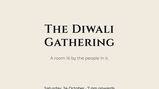 The Diwali Gathering by The Charter
