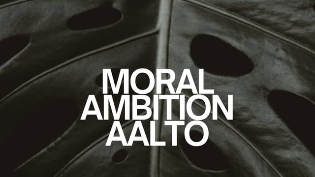 Community Breakfast with Moral Ambition Aalto 💕